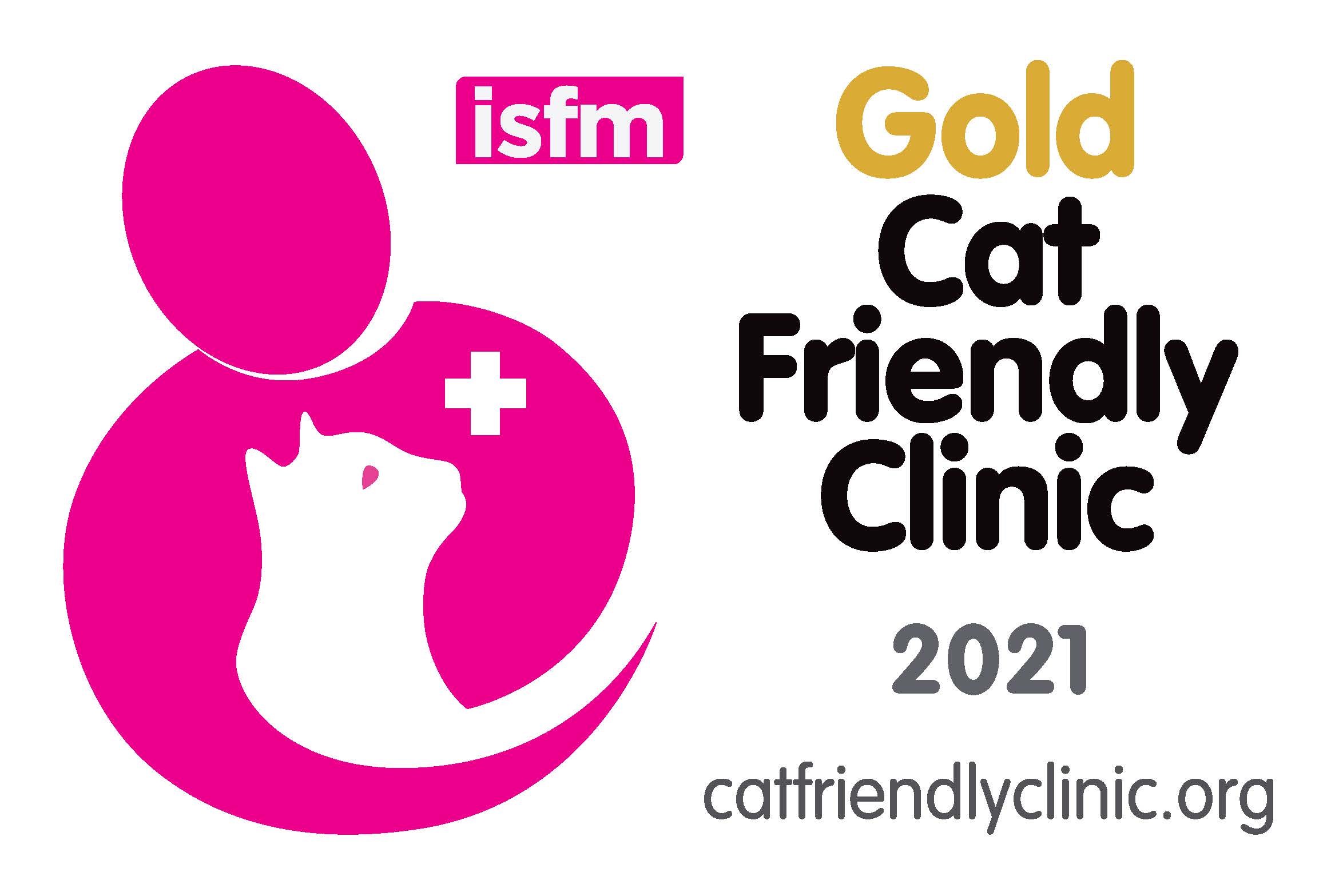 ISFM Gold Cat Friendly Clinic 2021 Logo