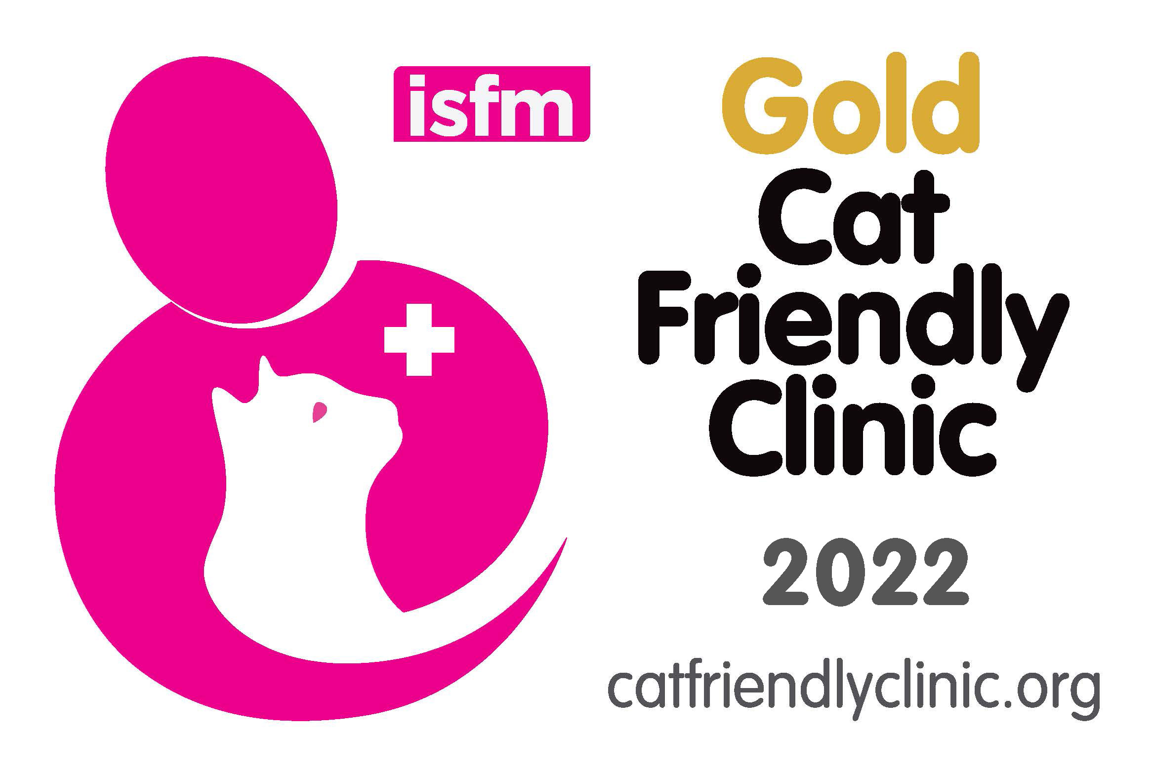 ISFM Gold Cat Friendly Clinic 2021 Logo